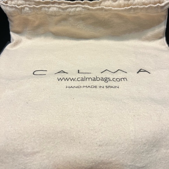 New Calma Forrest Green Pebbled Leather Purse Handmade in Spain NWOT - Picture 6 of 13